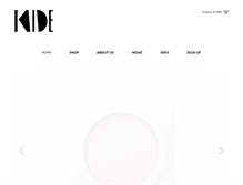 Tablet Screenshot of kidecosmetics.com